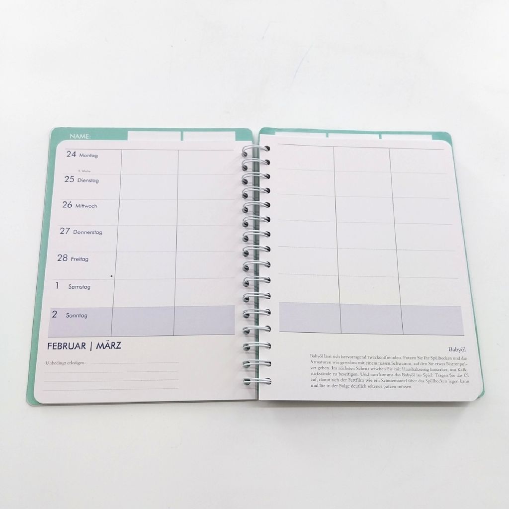 Familienplaner-Buch Pattern 2025 - Diary - Buchkalender - Produktbild 9
