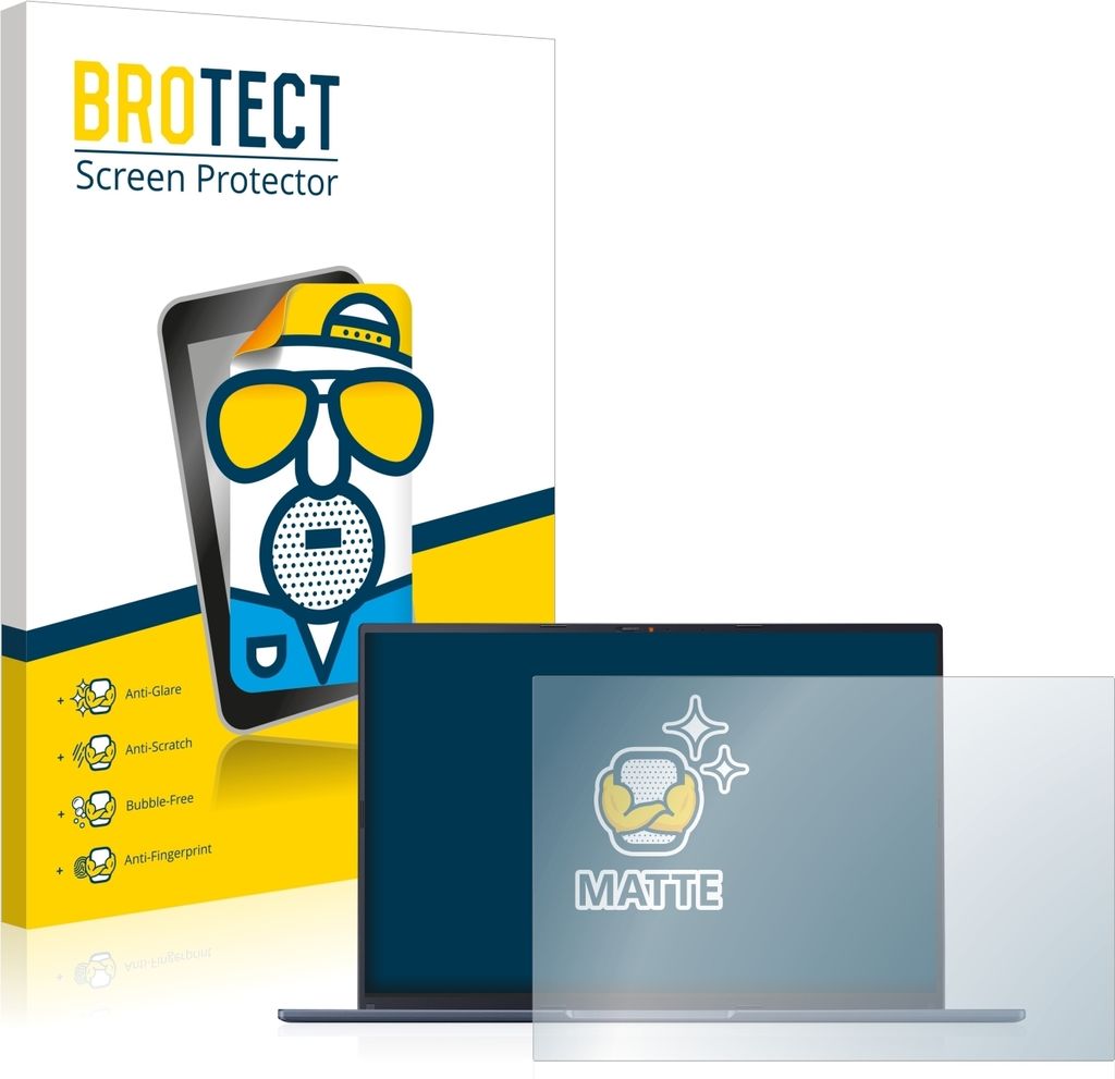 BROTECT Schutzfolie für ASUS Vivobook 16X OLED K3605 Displayschutz Displayschutzfolie Folie Matt Entspiegelungsfolie