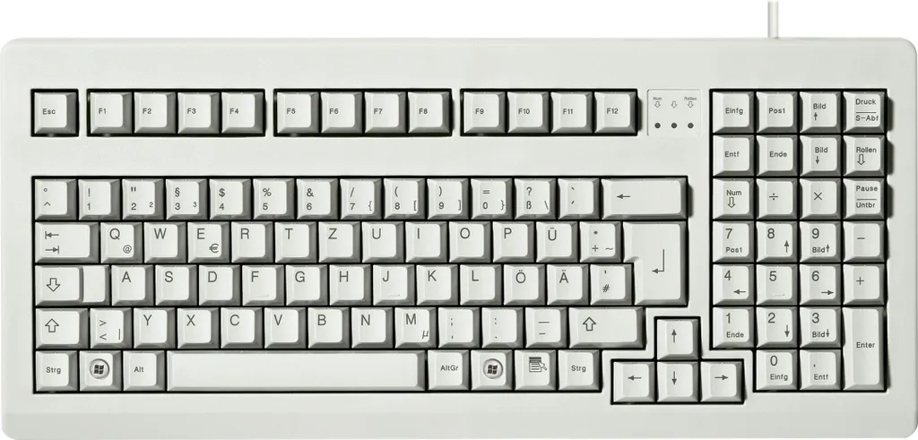Clavier CHERRY G80-1800 avec double connexion USB PS/2 espagnol
