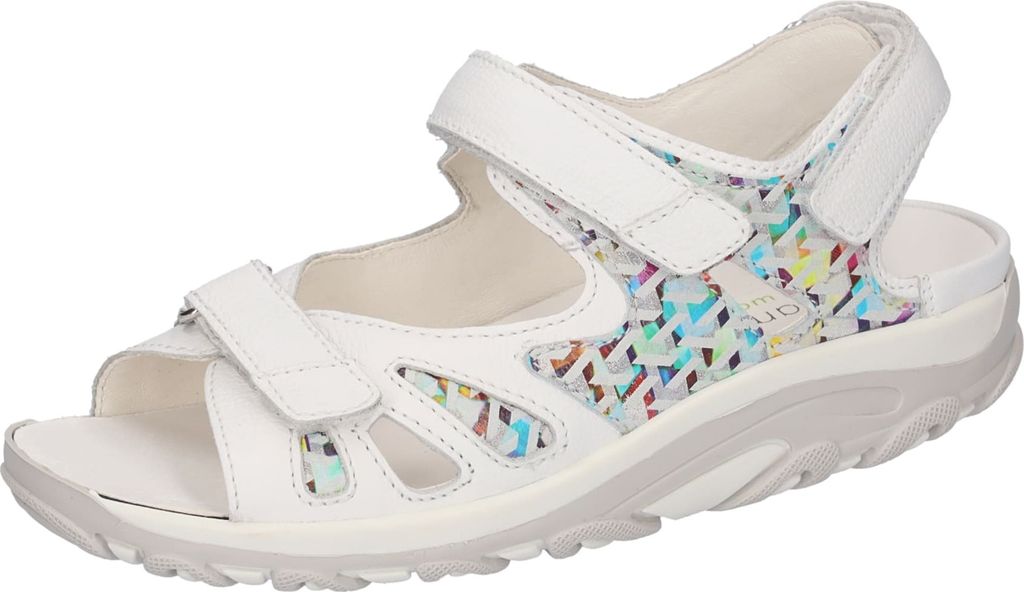 Waldläufer Komfort Sandalen Damen 31383338383433 Weiß 42 EU