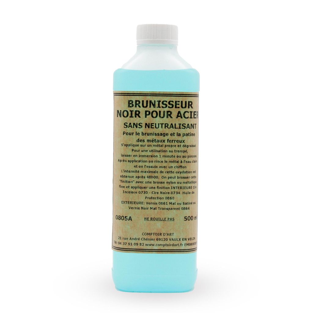 Comptoir d'Art - Brunisseur Noir (0805A) Pour Acier Sans Image du produit 
