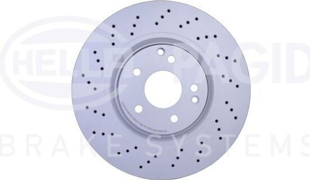 HELLA 8DD 355 109-411 - OE 2034211312 Bremsscheibe für C-Klasse (W203), C-Klasse (S203), CLK (C209), CLK (A209), SLK (R171)
