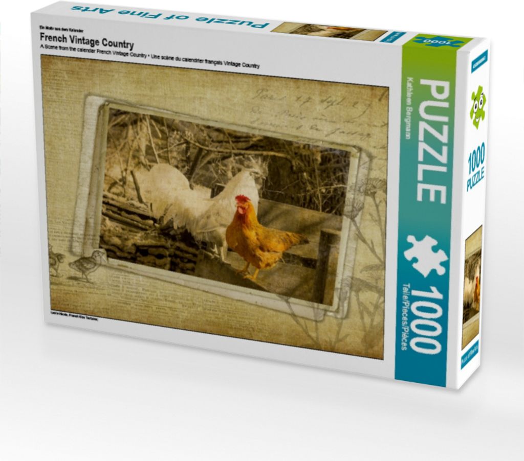 Calvendo Ein Motiv aus dem Kalender French Vintage Country 1000 Teile Puzzle quer 640x480mm, Bergmann Kathleen; 7275991