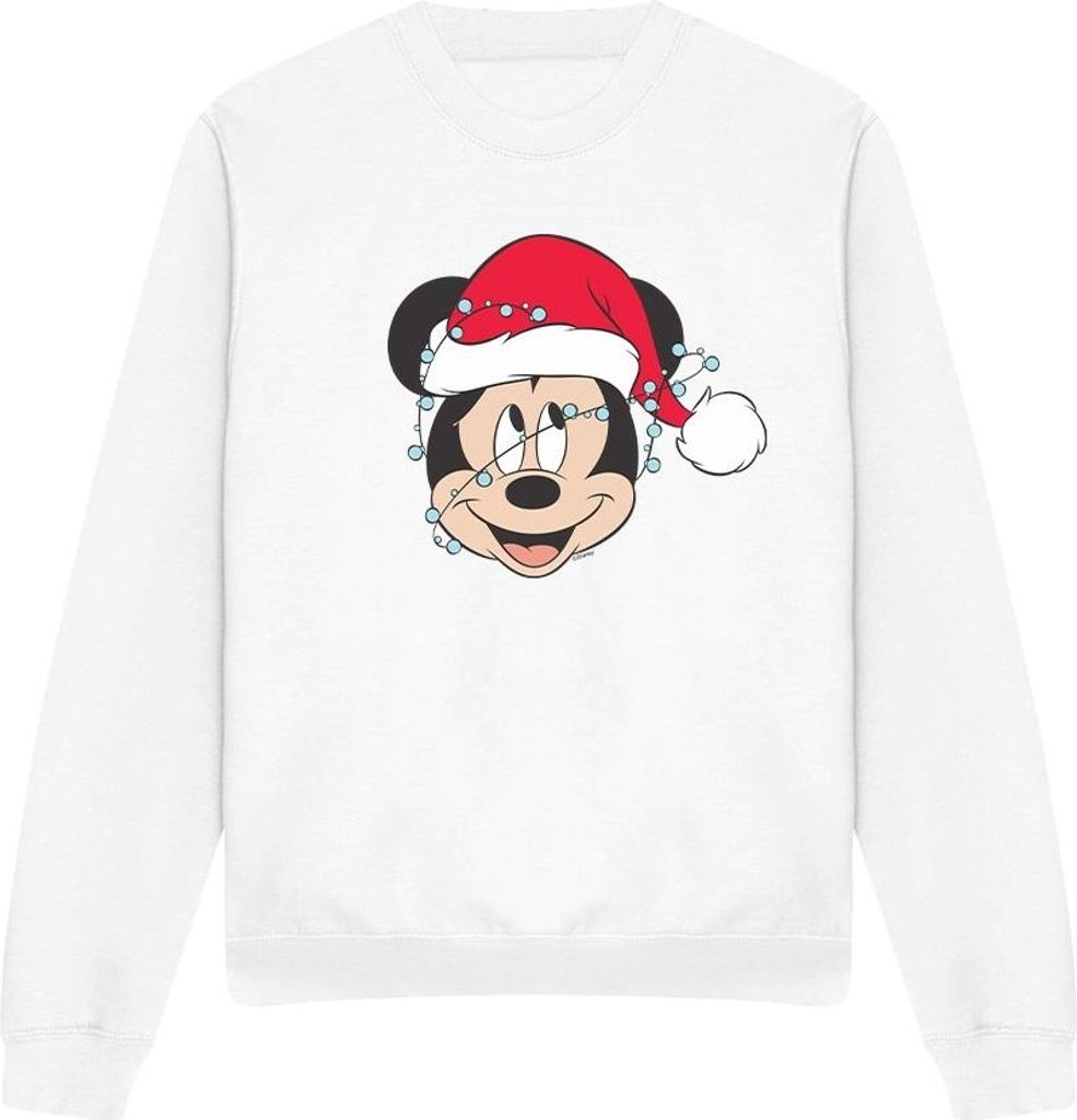 Disney - Sweatshirt für Herren/Damen Uni TV4805 (S) (Weiß)