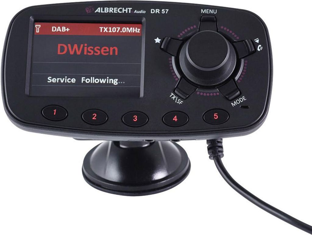 Albrecht DR 57 DAB/DAB+ Autoradio-Adapter mit Bluetooth Produktbild 