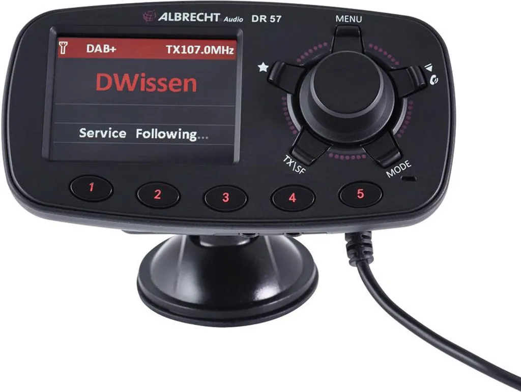 Adaptateur DAB+ Albrecht DR 57 : Finis les Grésillements Radio en Auto