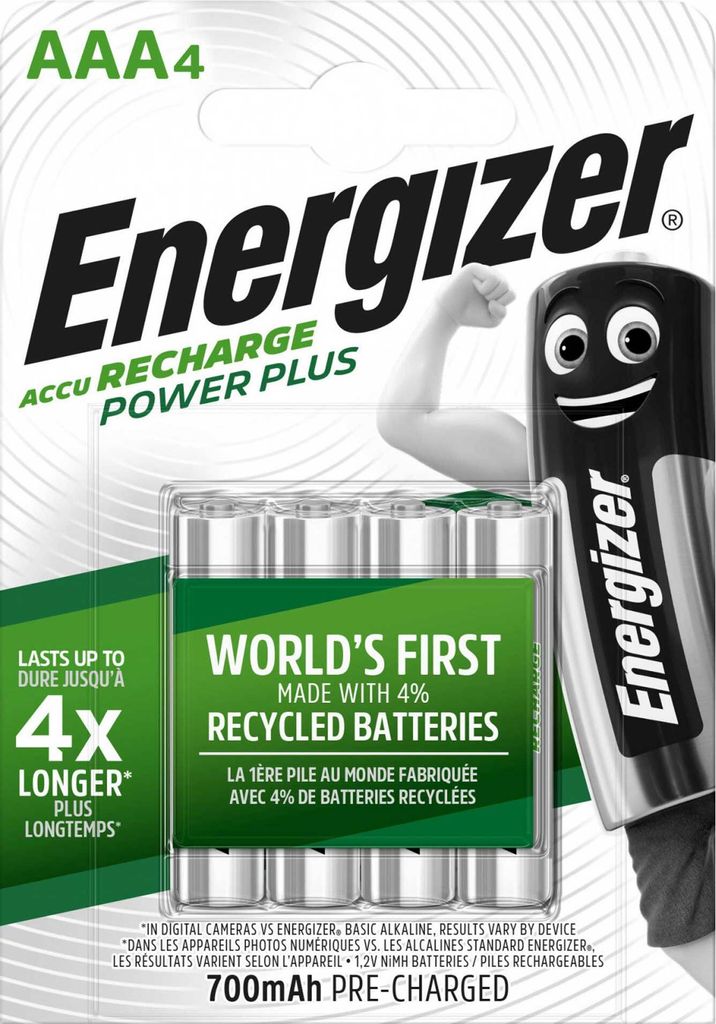 Energizer Akku Recharge -AAA HR03 Micro   700mAh        Produktbild 