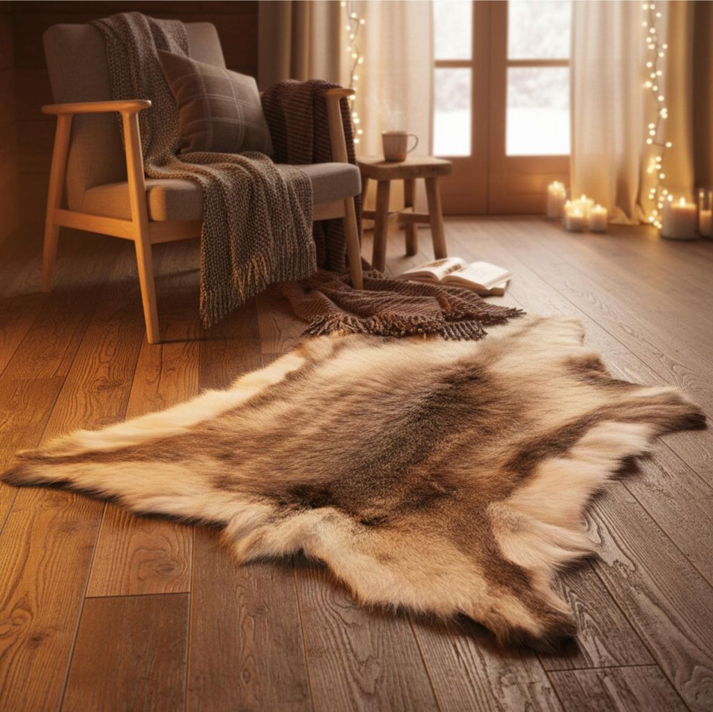 Sheep Dreams Rentierfell ca.135 x 80 cm – nachhaltig & warm wohnen