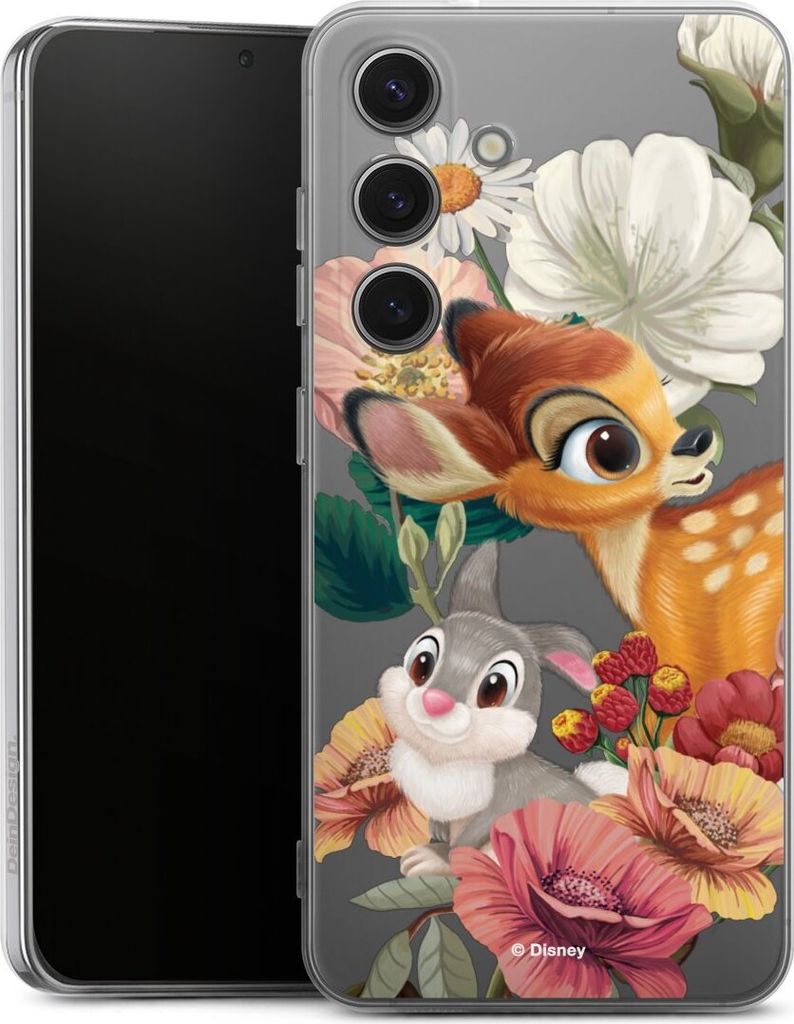 DeinDesign Handyhülle für Samsung Galaxy S25 Silikon Hülle Case Smartphone Schutzhülle Bambi Disney Klopfer
