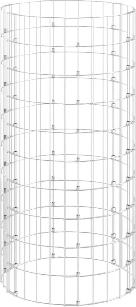 vidaXL Composteur de jardin Ø50x100 cm Acier galvanisé Image du produit 