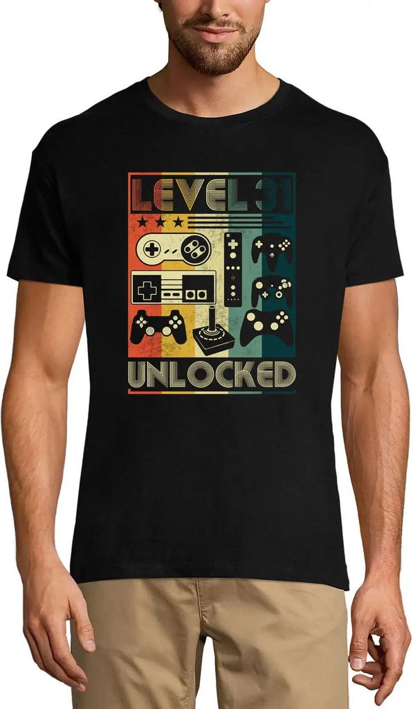 Herren Grafik T-Shirt Level 31 freigeschaltet – Level 31 Unlocked – Geschenk 31. Geburtstag Jahrestag 31 Jahre Jubiläum 31 Jährige Mann Jahrg...