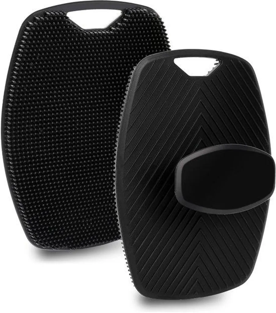 Gant de gommage doux brosse plate nettoyage profond pour massage corps