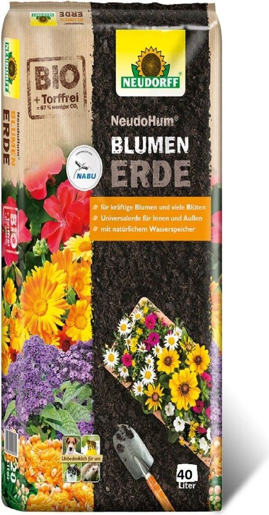 NEUDORFF® NeudoHum®BlumenErde 40 Liter torffrei Produktbild 2