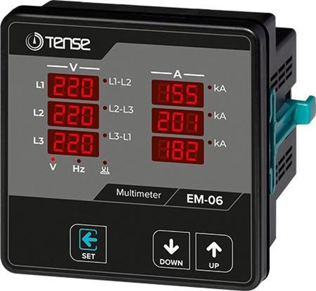 panneau de mesure numérique triphasé Multimètre de courant Image du produit 