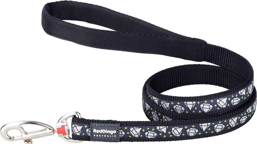Hundeleine Red Dingo Diamond 1,2 m Schwarz 1.2 x 120 cm