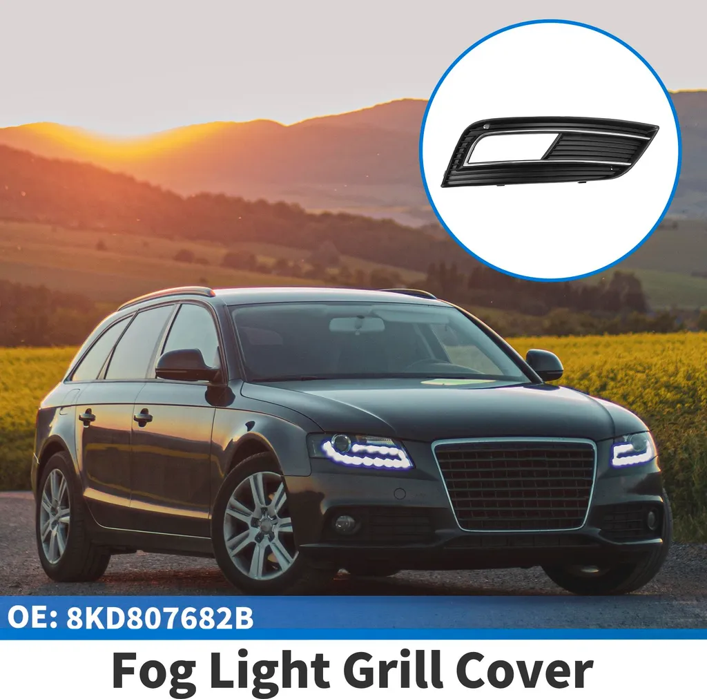 Grille antibrouillard Audi A4 S4 : remplacez votre cache droit cassé en ABS