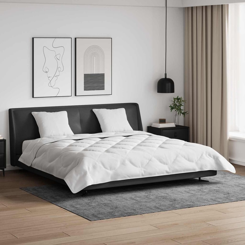 "Schlussverkauf" Bettdecke mit Kissen 3 Stück - Winter-Duvet-Set - Weiß Mikrofaser C6090