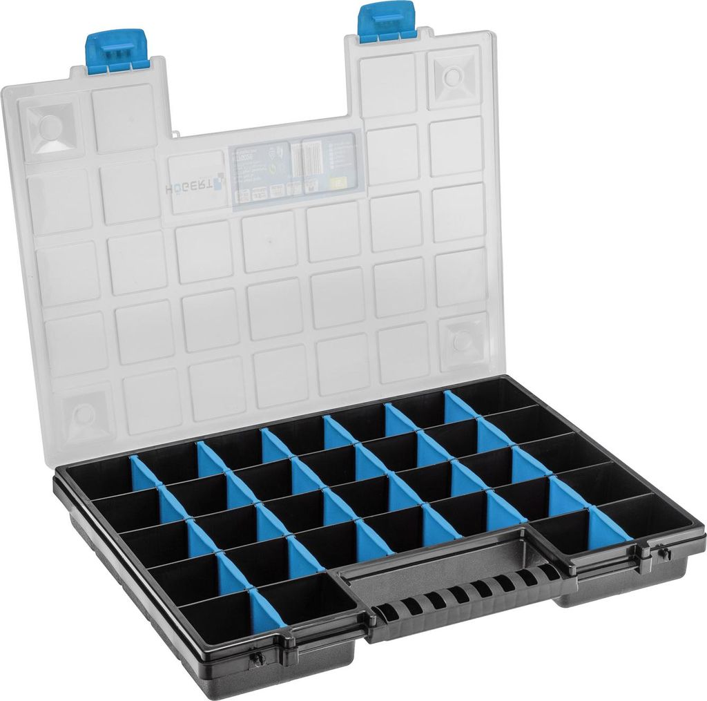 Hogert Technik Sortimentskasten HT7G026 399mm 303mm 50mm Produktbild 