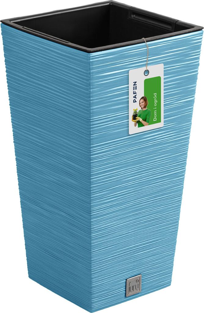 Blumentopf Pflanzkübel FURU Square Balkonkasten Blumenkübel Blau 19 L