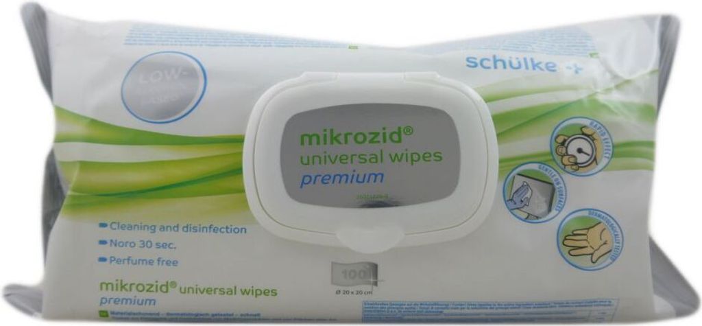 Schülke Flächendesinfektion mikrozid universal wipes Produktbild 