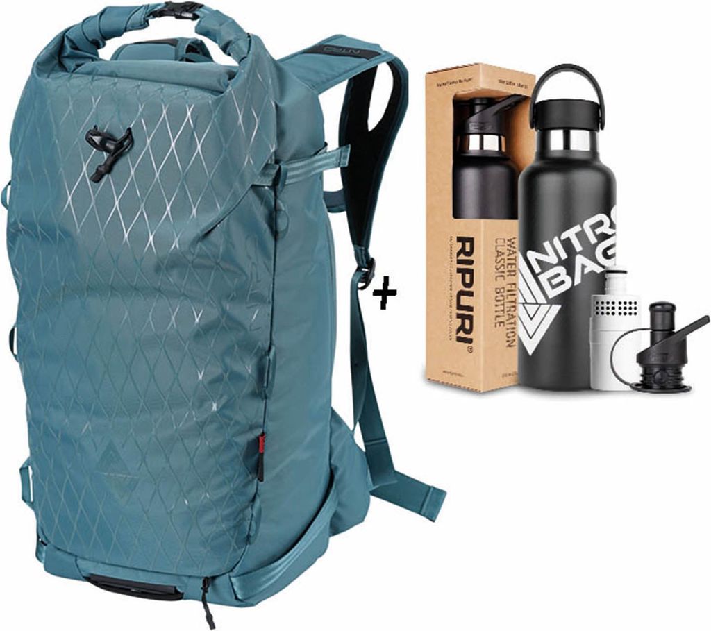 NITRO Tourenrucksack Rucksack Splitpack 30 X Ripuri Set 22L Arctic petrol