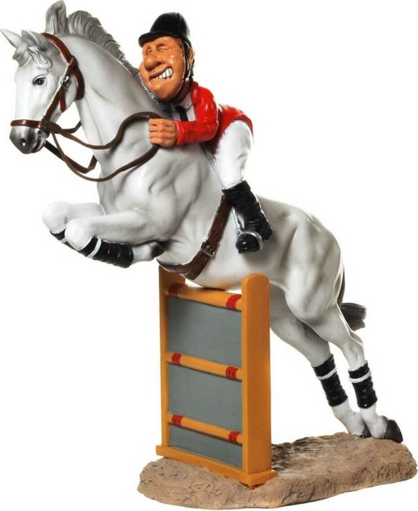 Funny Beruf - Figur Springreiten