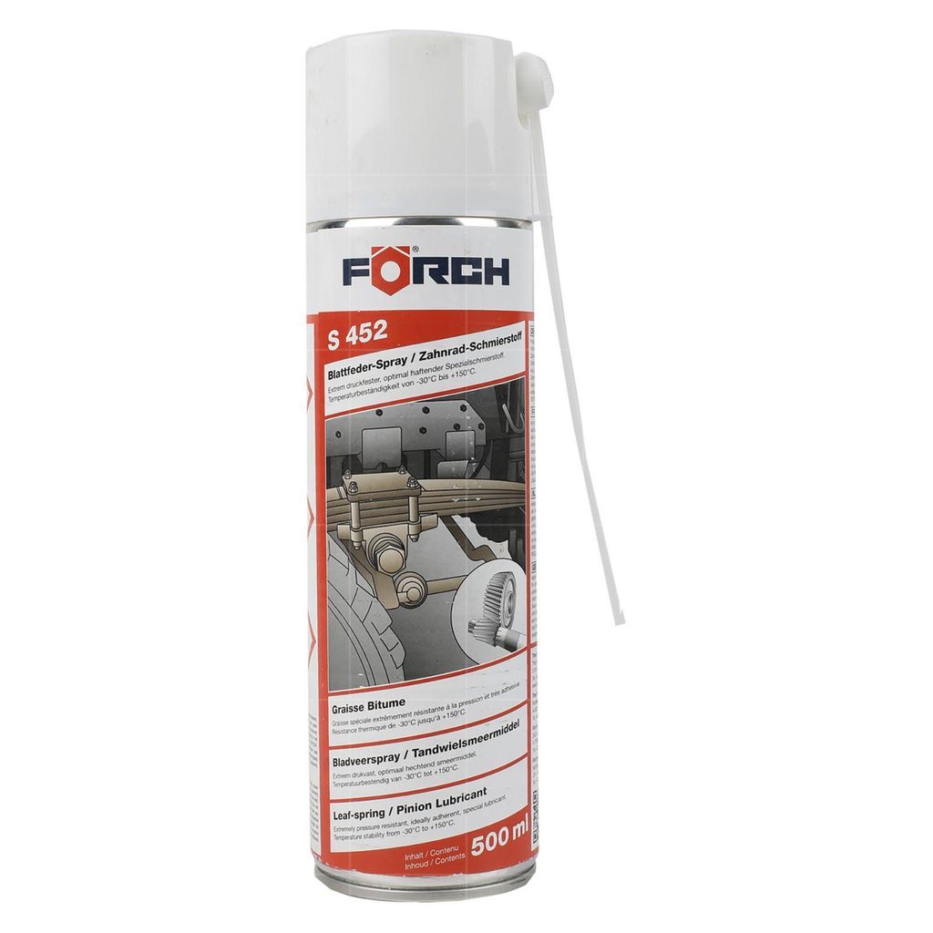 FÖRCH S452 Blattfeder-Spray/Zahnrad-Schmierstoff 0.5 Liter