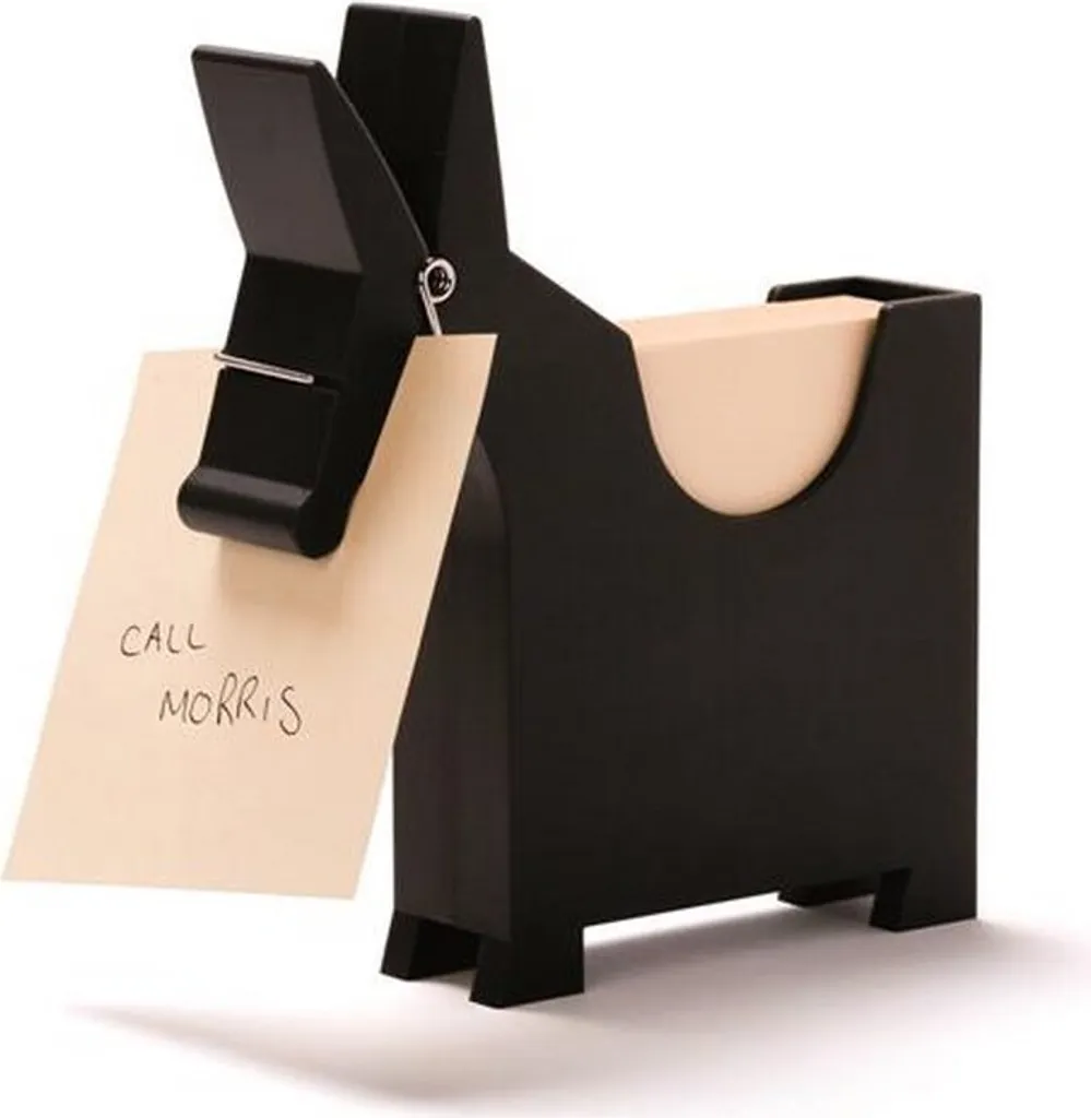 Support de Notes Design en Forme d'Âne Blanc pour Organisation de Bureau - 4