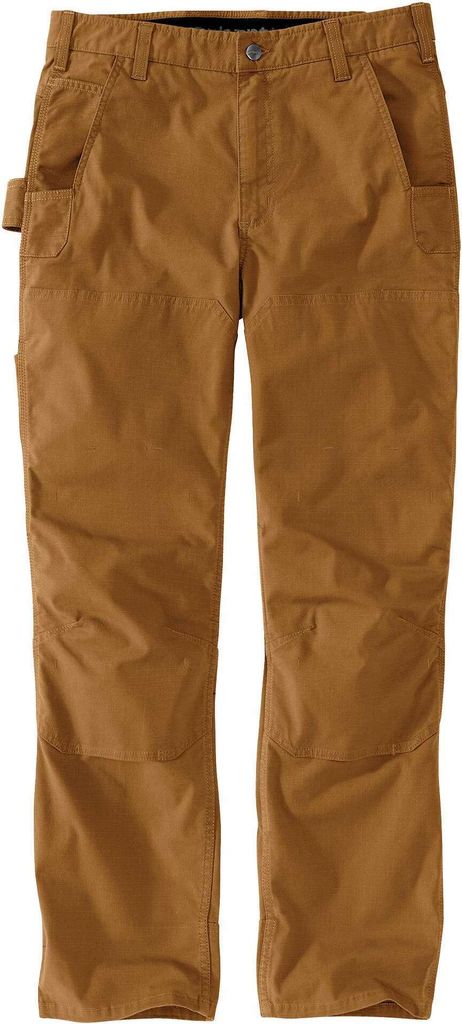 Carhartt 105075 Relaxed Straight Steel Rugged Flex Ripstop Double-Front Dungaree Carhartt Brown W36