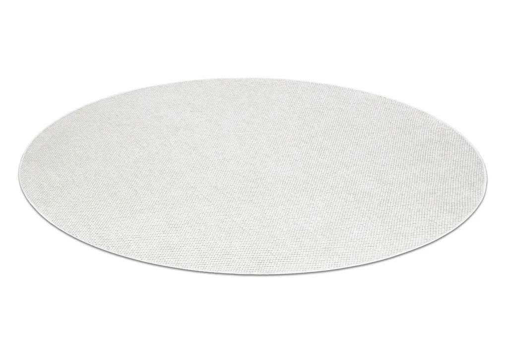 Petit tapis rond cosy pour chambre 80cm - CASABLANCA PLUS crème