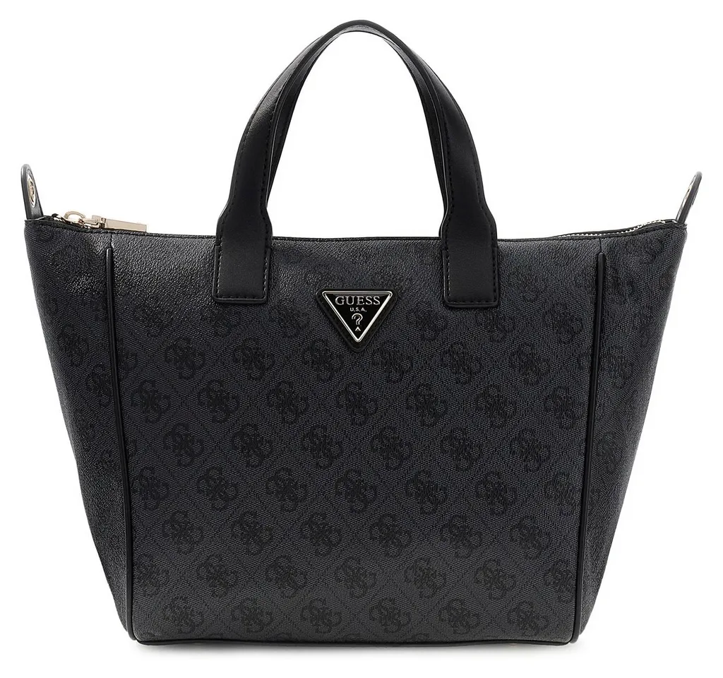 Petit sac fourre-tout Follie Shopper avec logo charbon élégant