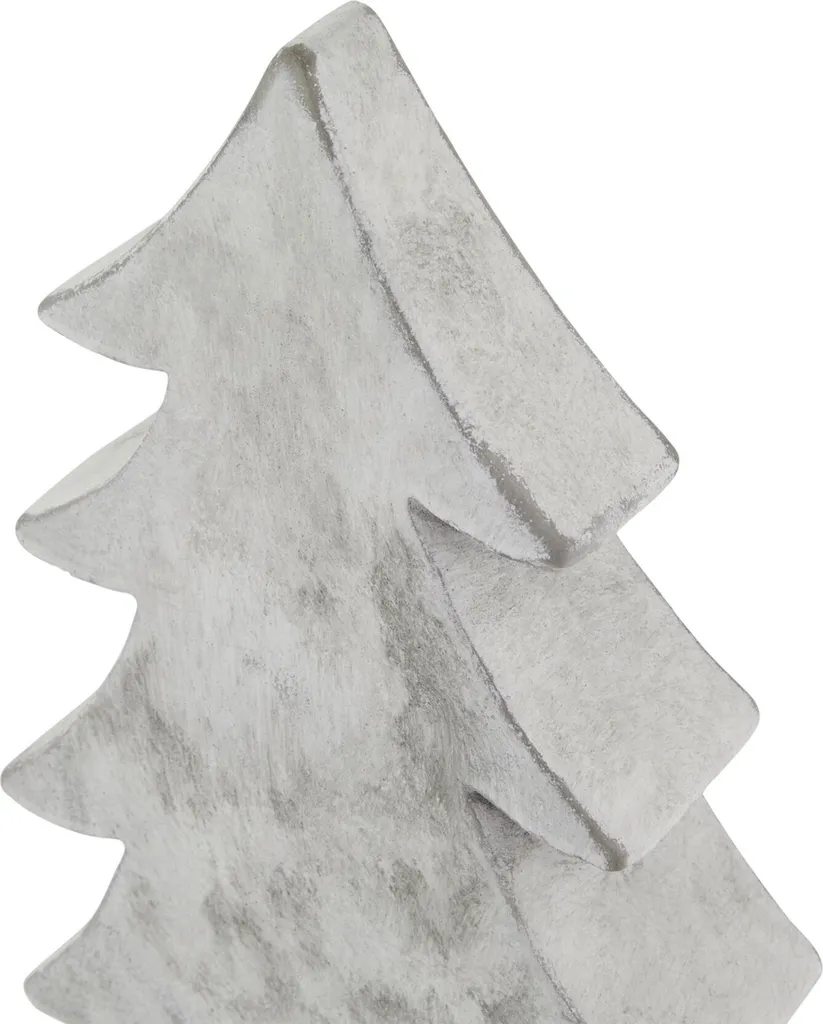 Décoration Sapin Athena Blanc Mat 32cm - Silhouette Moderne et Épurée