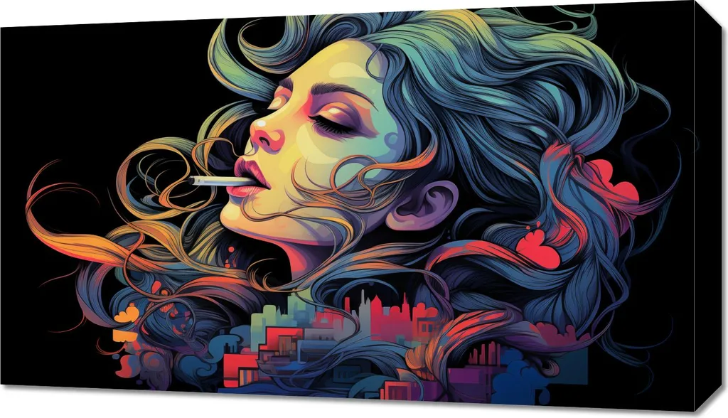 Tableau Image 70 x 40 cm Rêves de moi-même - Décoration Murale Salon