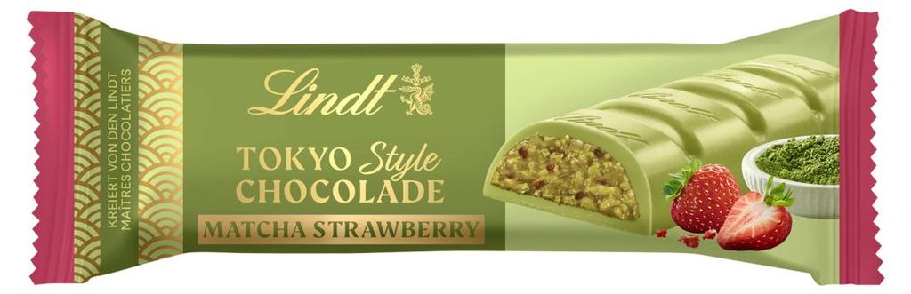 Batonik czekoladowy Lindt Tokyo Style o smaku matcha i Zdjęcie produktu 