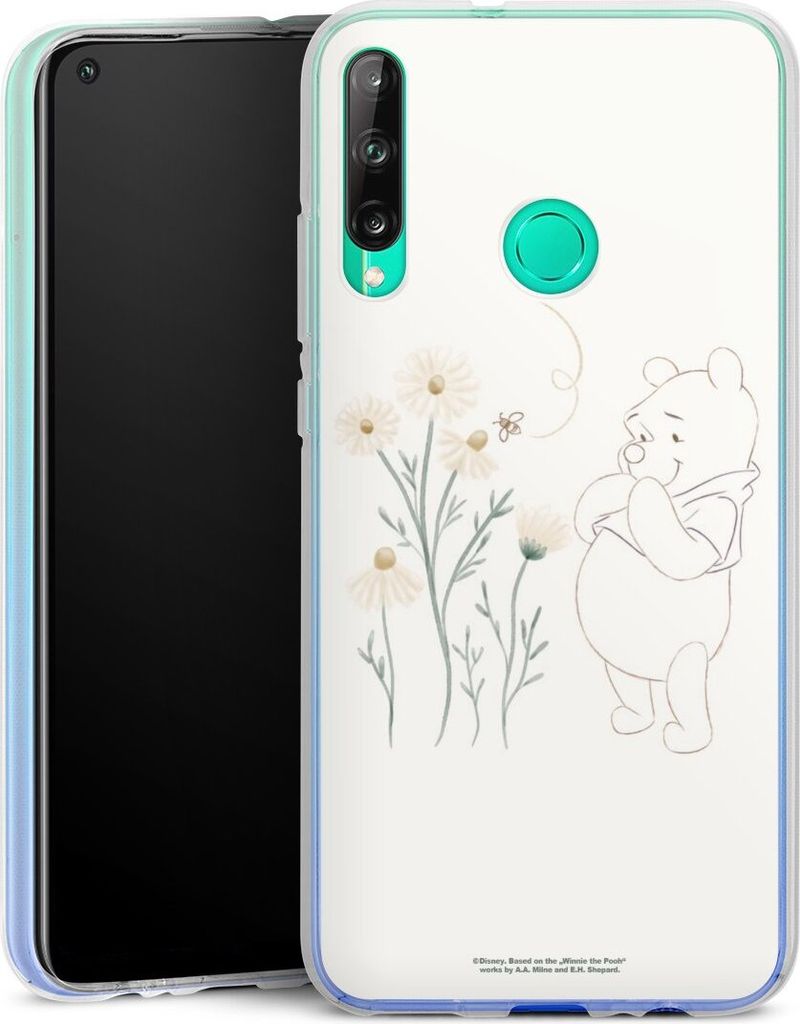 DeinDesign Handyhülle für Huawei P40 Lite E Silikon Hülle Case Smartphone Schutzhülle Biene Disney Winnie Puuh