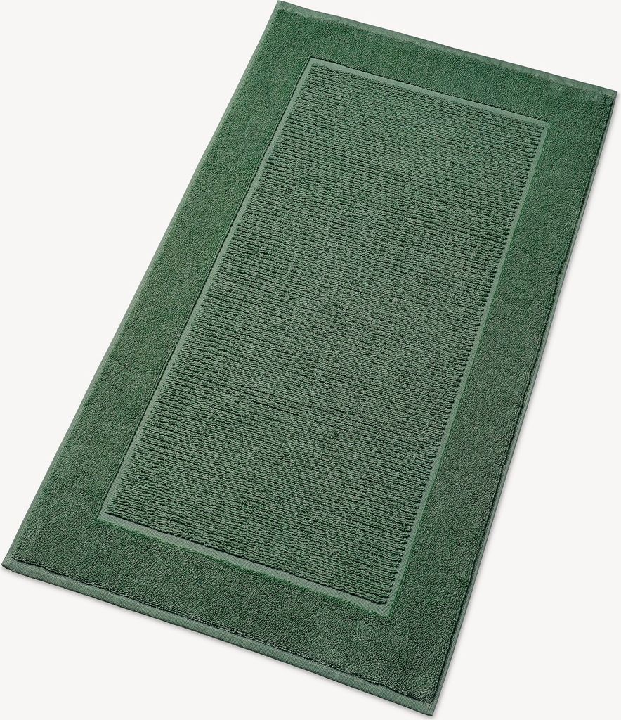 Christy SUPREME Badematten, 1.000 g/m², 50 x 90 cm, 2er Set, Farbe: spruce