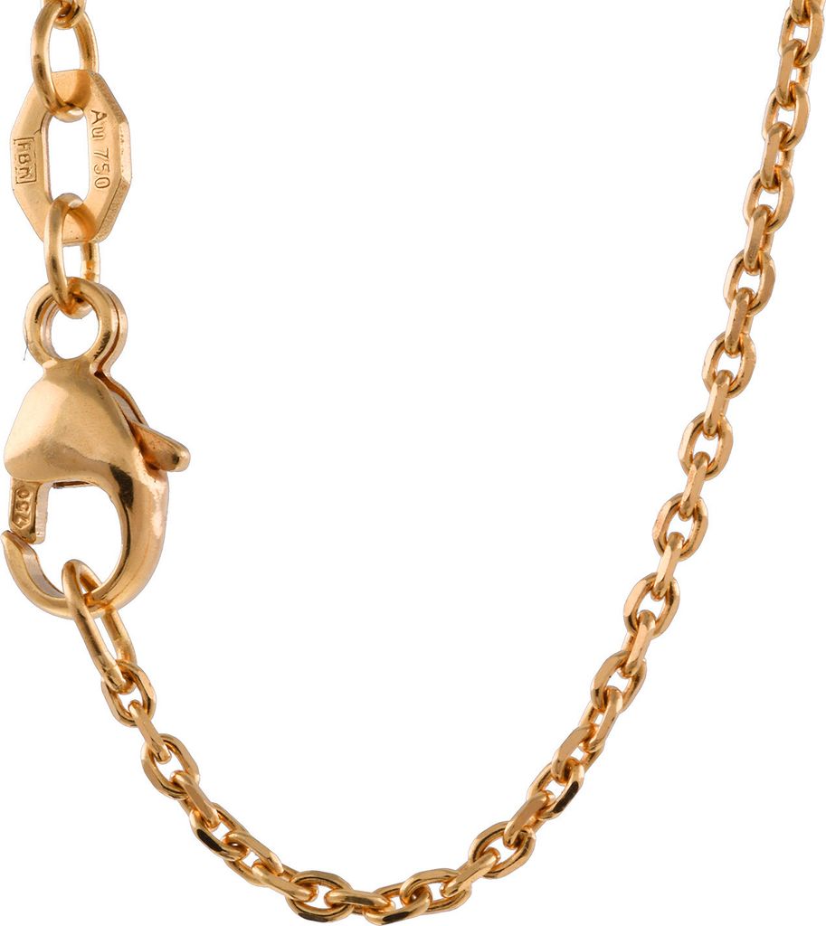Ankerkette diamantiert Länge 36cm - Breite 1,3mm - 750-18 Produktbild 