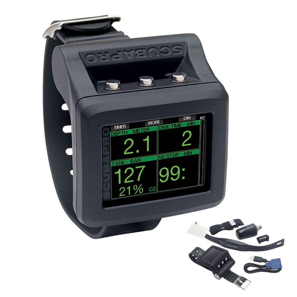 Scubapro Galileo G2 - Tauchcomputer LED-Sender und HR-Brustgurt