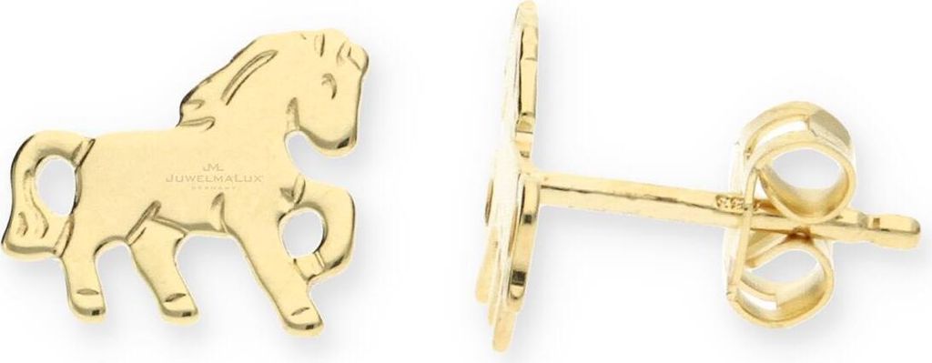 JuwelmaLux Pferde Ohrstecker JL14-06-0018 Gold 333