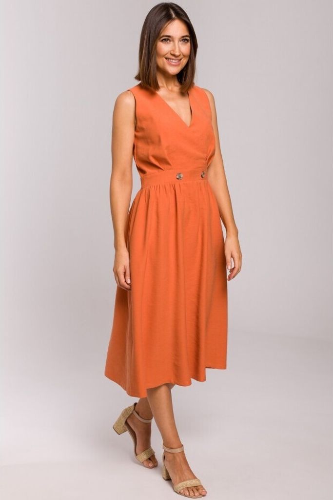 Stylove Midikleid für Frauen Moloyde S224 Pommern XXL
