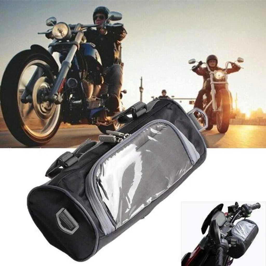 Sacoche moto étanche à écran tactile grand format et 2.5L
