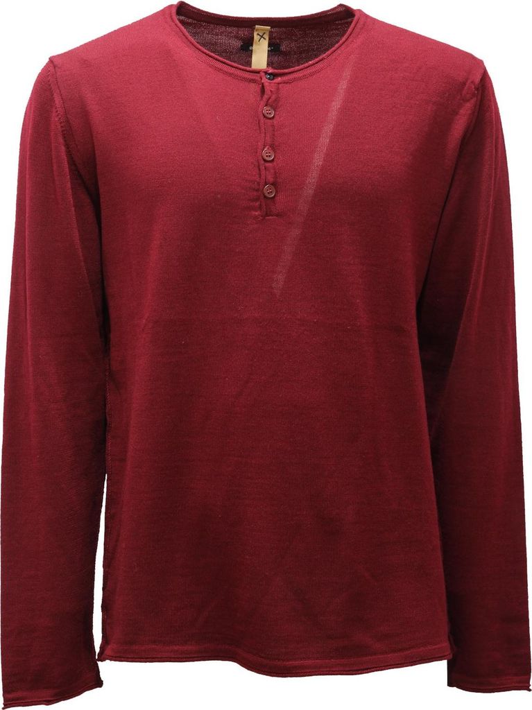 5242AF maglione uomo OFFICINA36 bordeaux mix wool sweater man