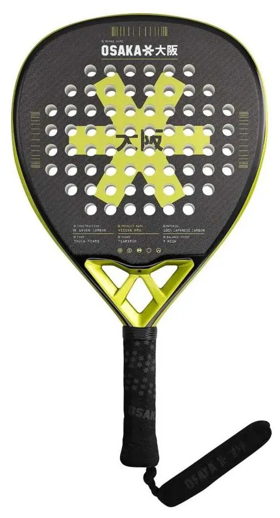Raquette de padel Osaka Vision Pro - Fibre de Verre et Mousse Eva Soft