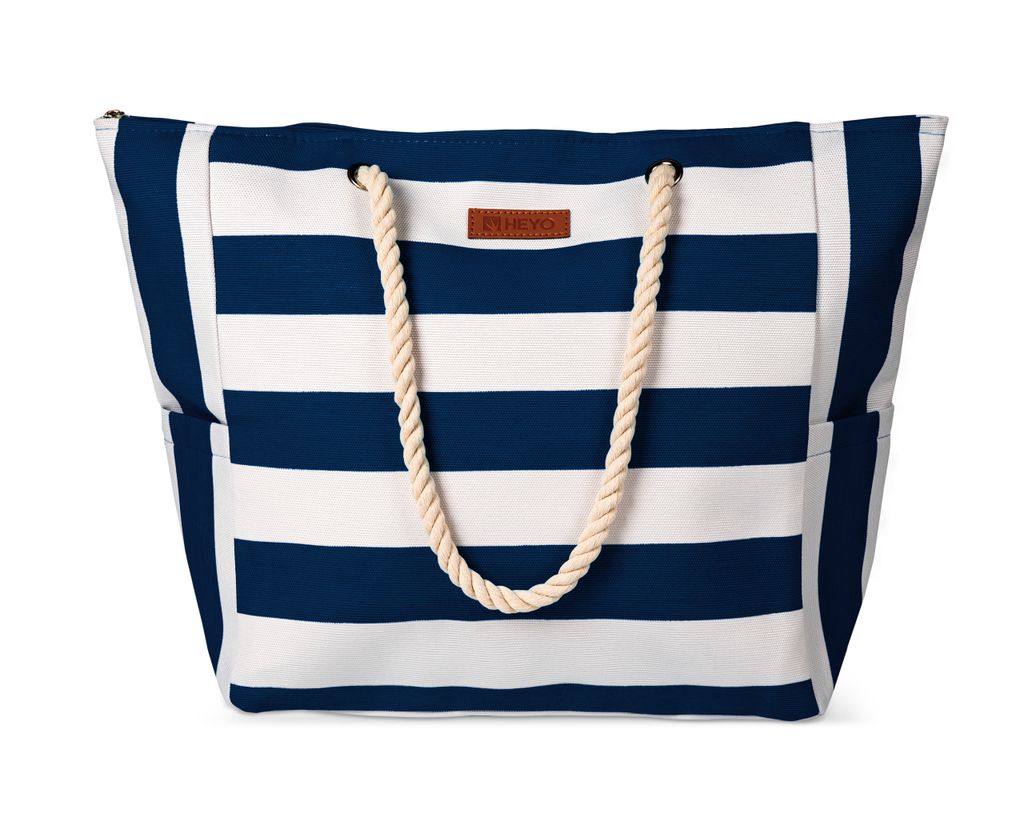 Strandtasche Damen Große Badetasche mit Reißverschluss Produktbild 
