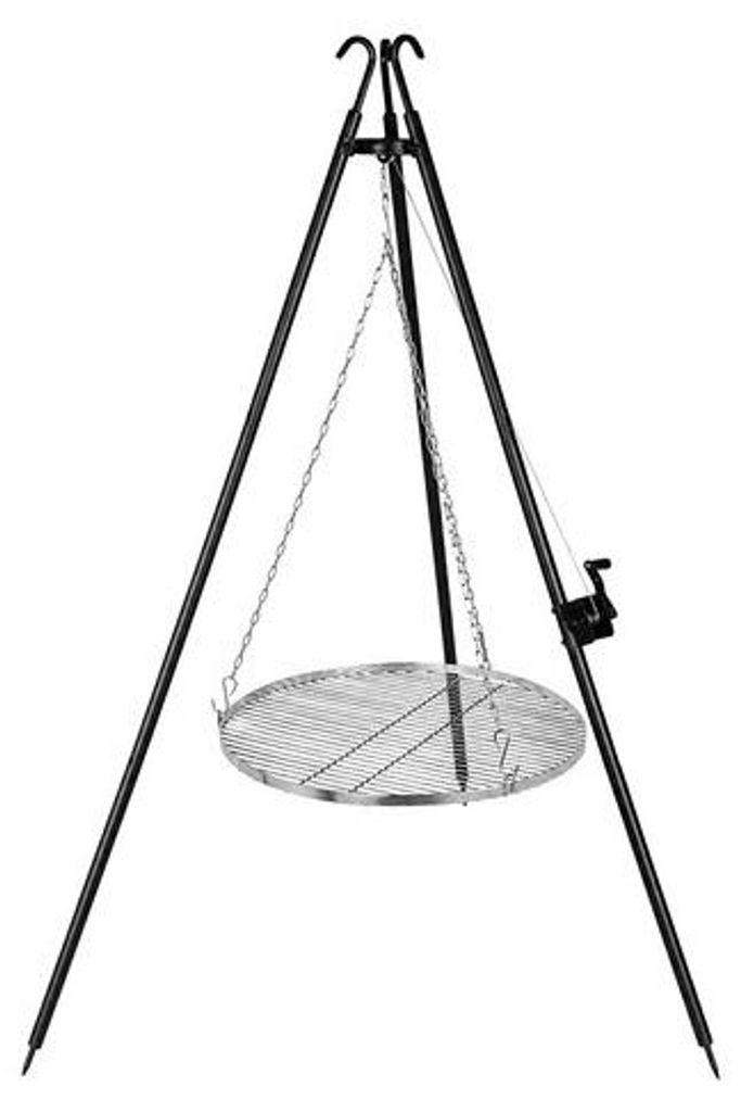 Kaminer 27556 Trépied pour barbecue avec grille 190 x 70 cm Image du produit 