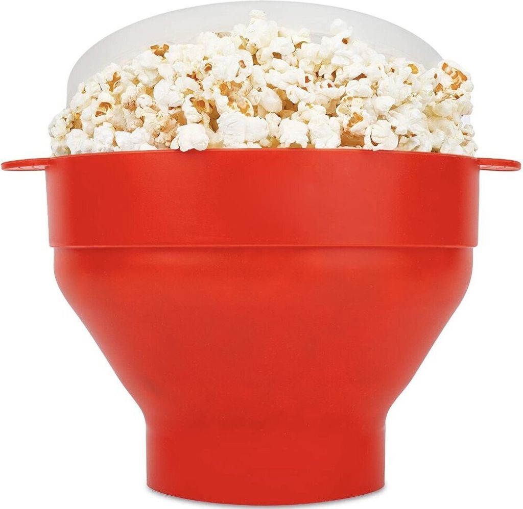 Mikrowellen-Popcornschüssel - Perfekte Popcorn in Minuten Produktbild 