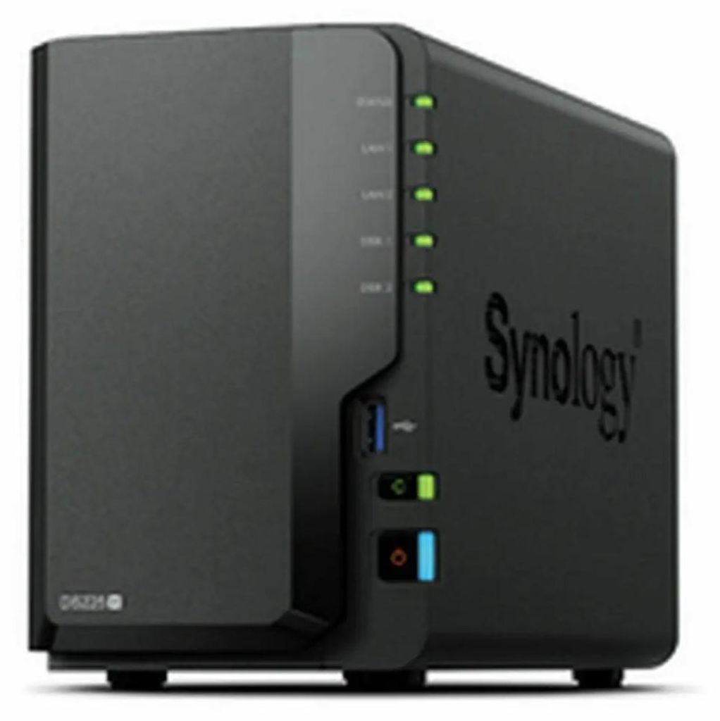 Synology DiskStation DS225+ 2 Bay NAS, NAS, Desktop, Intel Celeron , J4125, 2 GB, DDR4