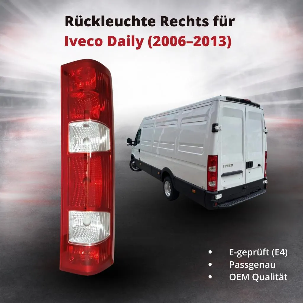 Feu arrière droit pour Iveco Daily 2006-2013 - Pièce OEM 69500590