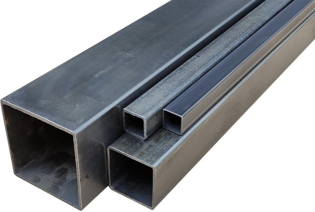 Vierkantrohr S235 Länge 1500mm (150cm) 50 x 50 x 1,5mm