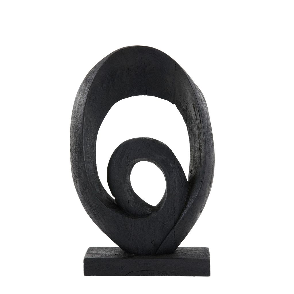 Light & Living - Ornament RANDA - 30x9x46cm - Schwarz Produktbild 
